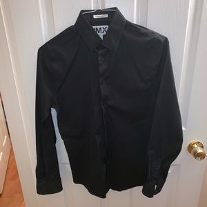 Express Black Extra Slim Dress Shirt